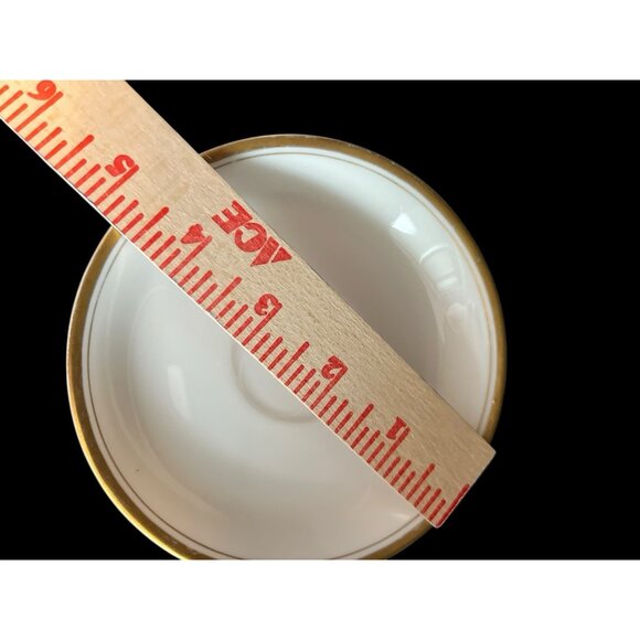 VTG  Walbrzych China "Empire" Demitasse Cup & Saucer Poland White Gold Europa - Picture 7 of 7